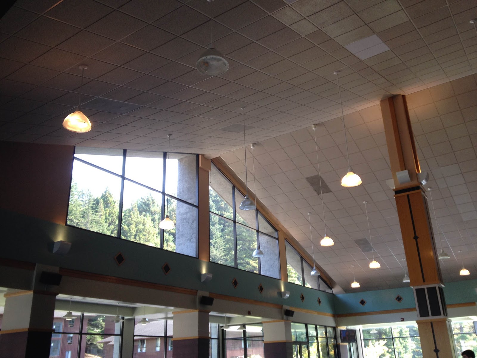 Lighting Fixtures in the J Dining Commons 2017